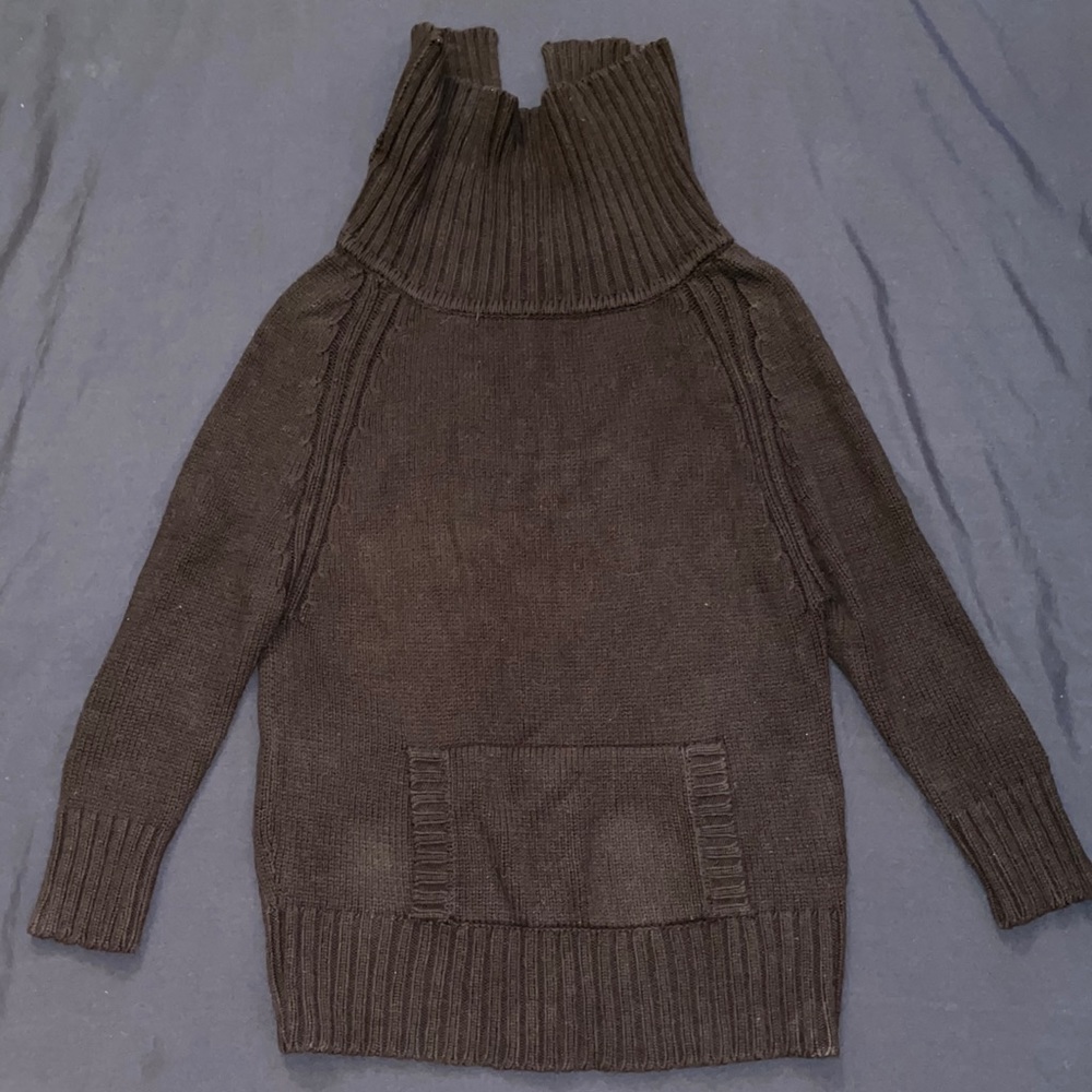 black turtle neck sweater